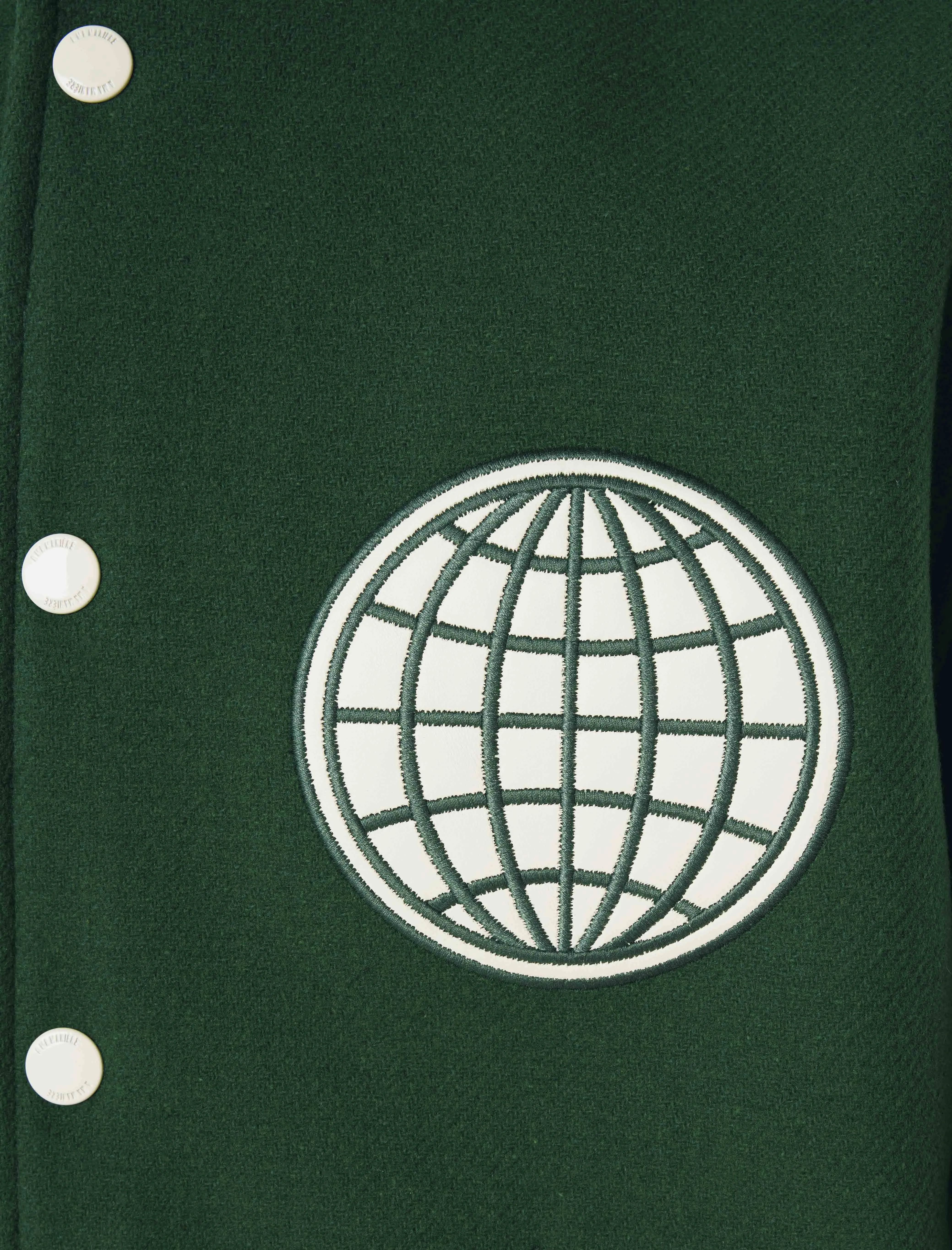 A MA MANIRE ANNIVERSARY VARSITY JACKET