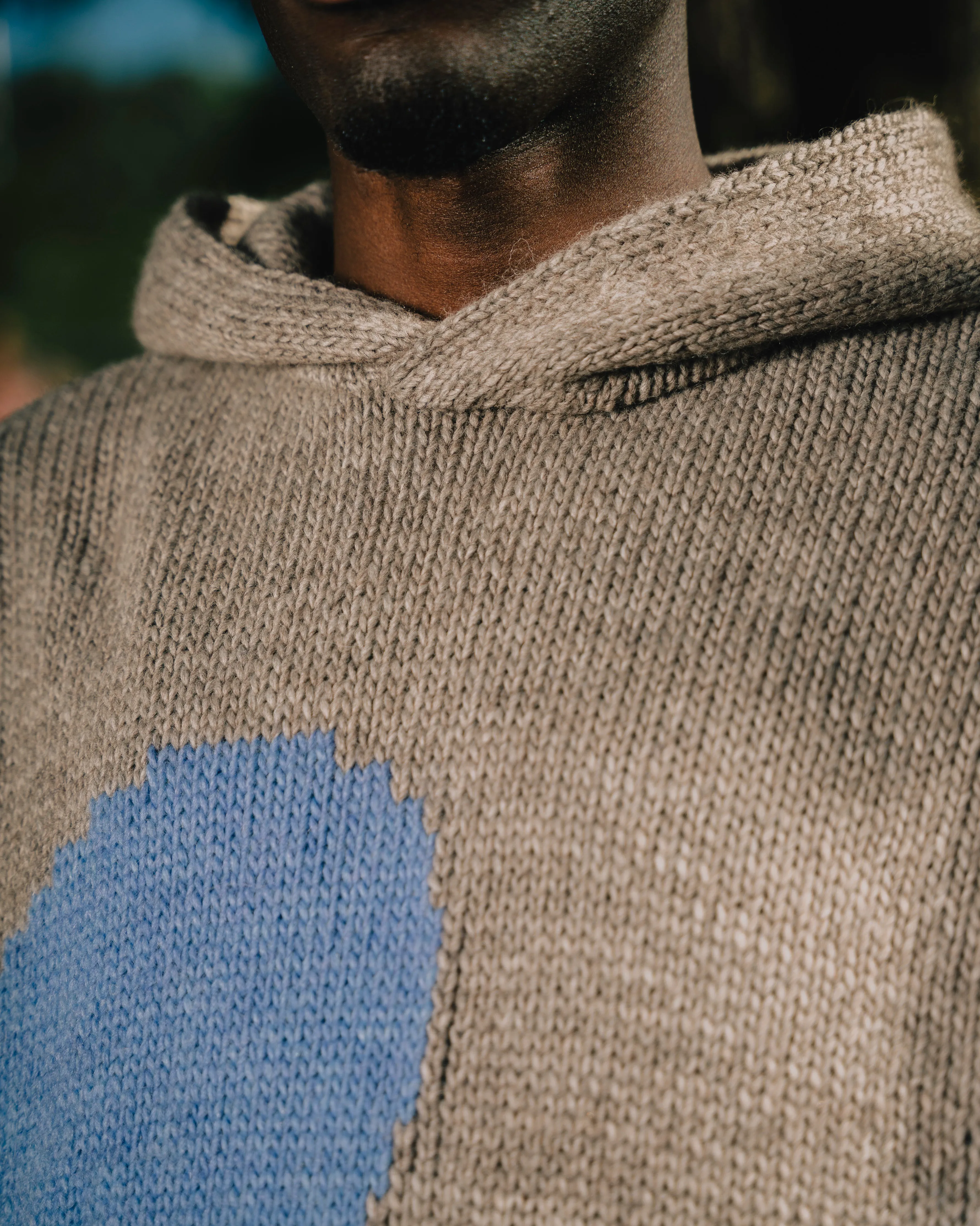 BICOLOR SWIRL HOODIE