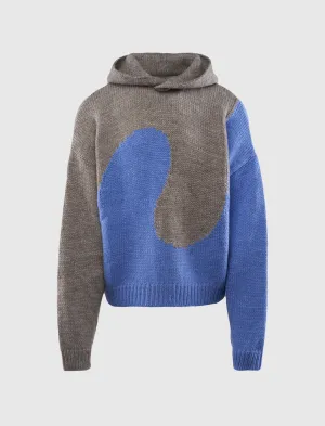 BICOLOR SWIRL HOODIE