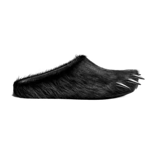 BRAVEST STUDIOS BEAR CLAW MULES BLACK 24SSBEARBLK