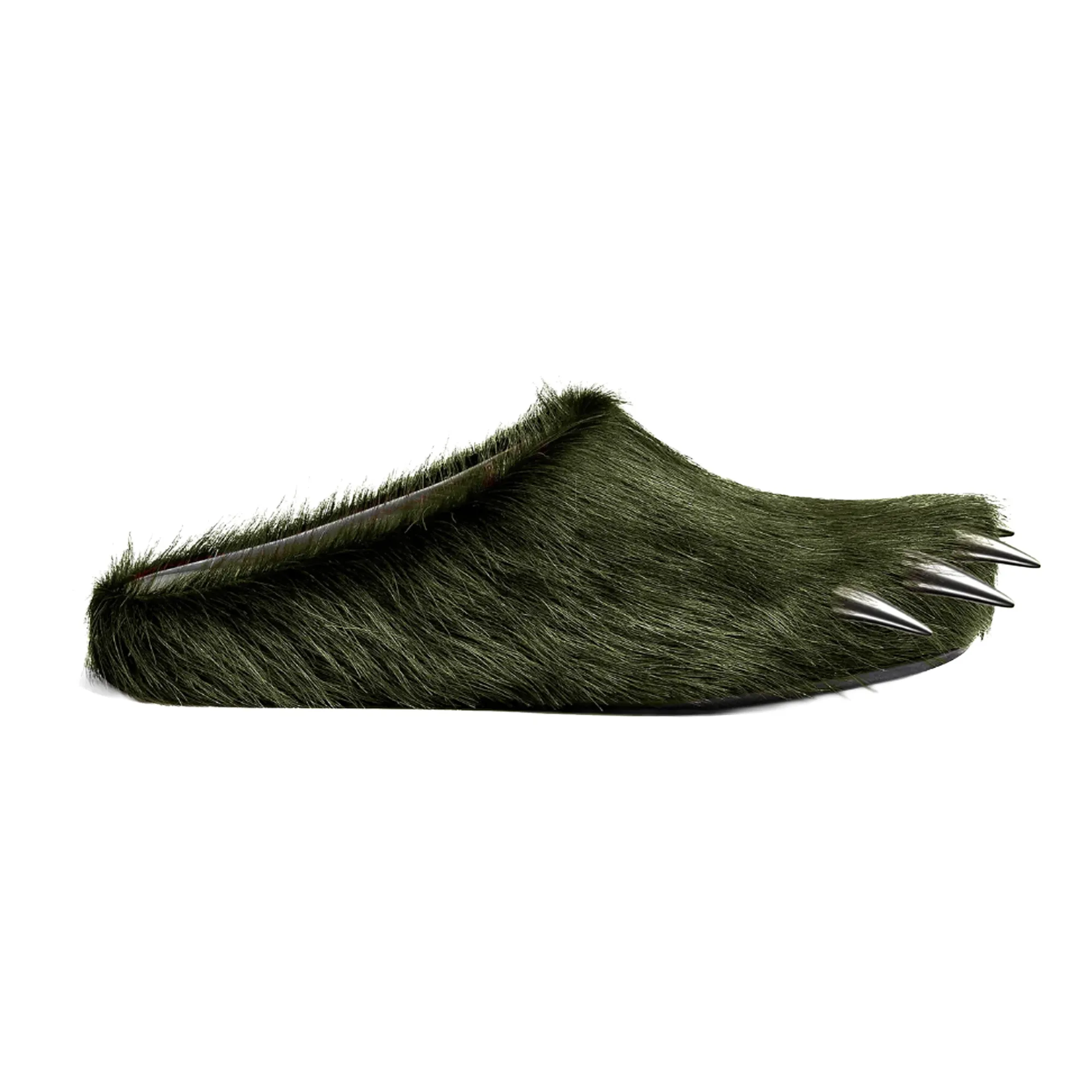 BRAVEST STUDIOS BEAR CLAW MULES GREEN 24SSBEARGRN