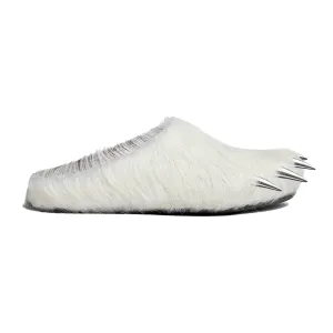 BRAVEST STUDIOS BEAR CLAW MULES WHITE 24SSBEARWH