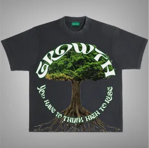 Class Dissmissed Growth Boxy Tee Vintage Black