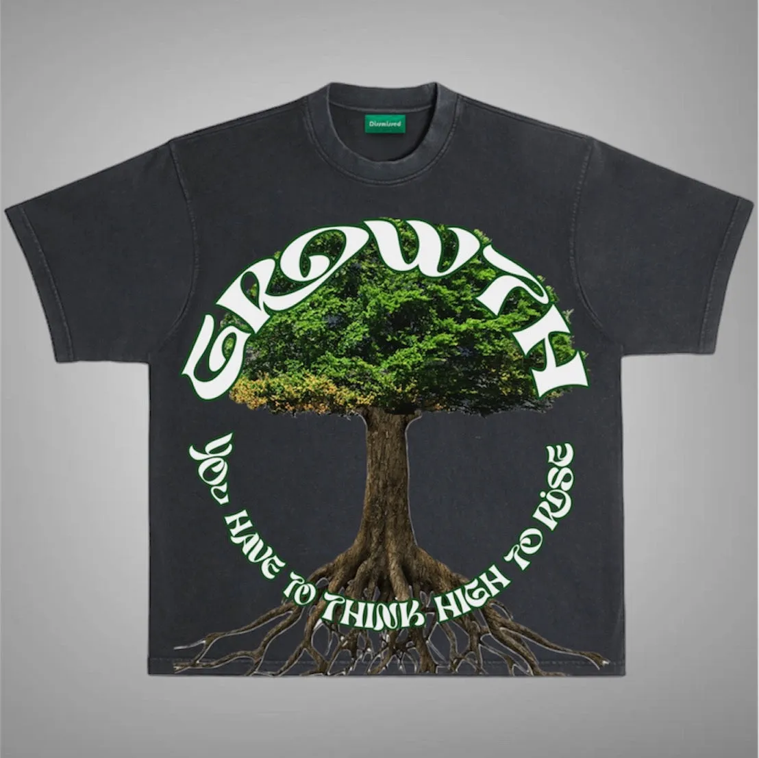 Class Dissmissed Growth Boxy Tee Vintage Black