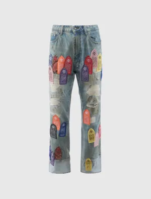 DISTRESSED DENIM