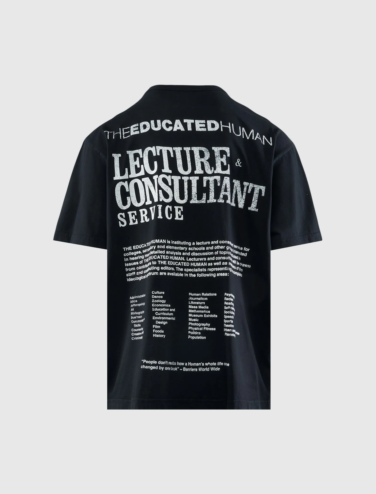 EDUCATED HUMAN TEE