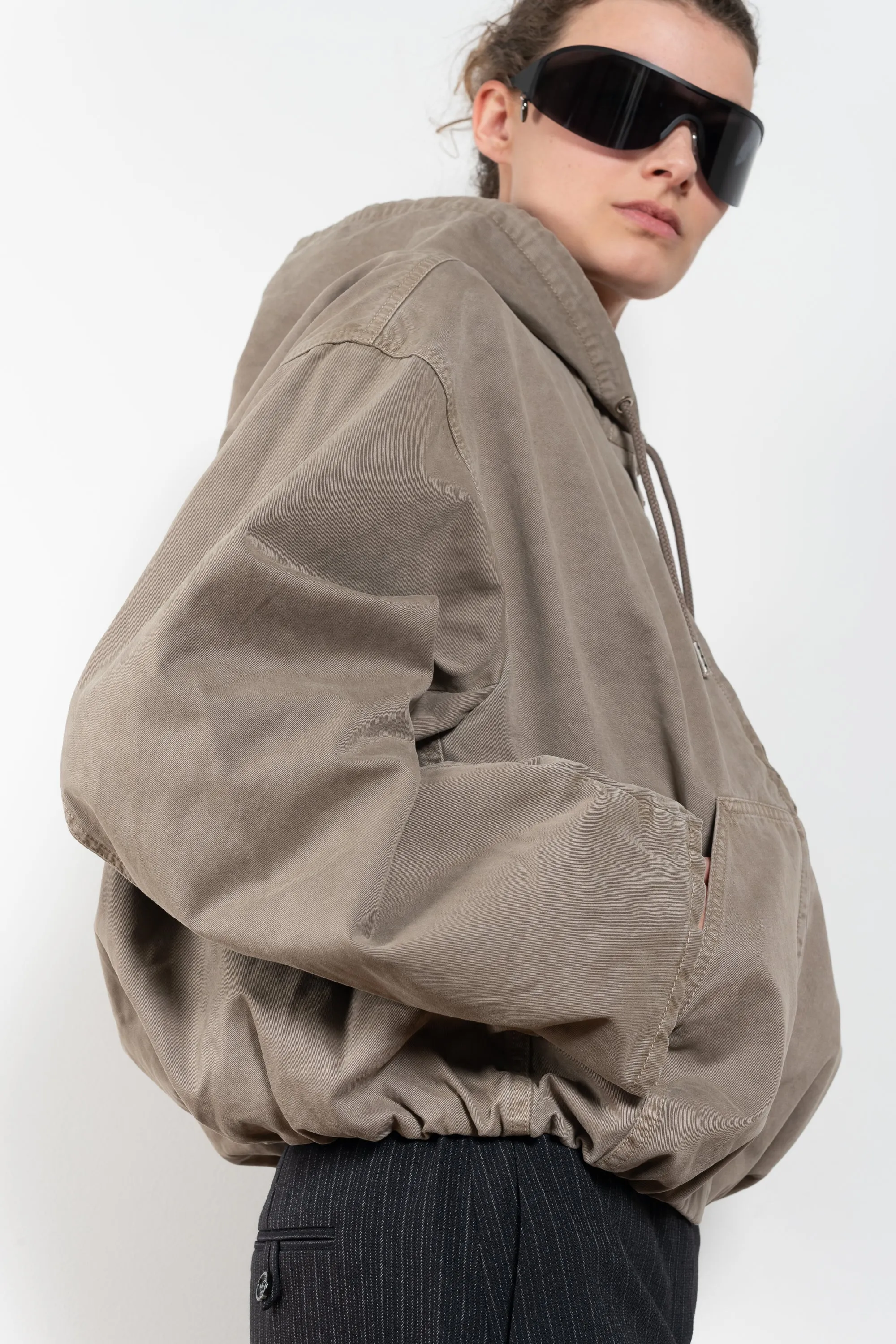 Hooded Bomber Jacket