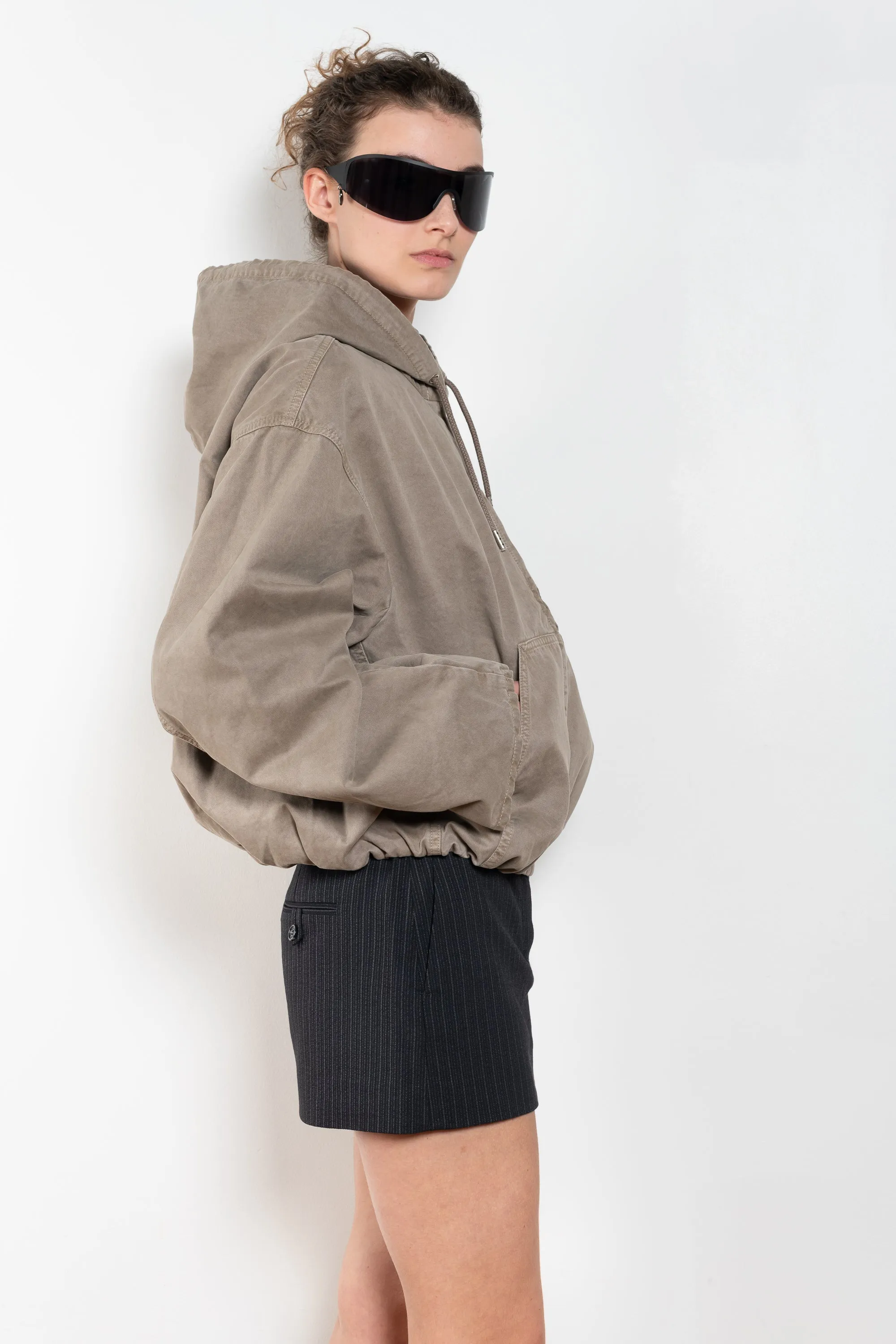 Hooded Bomber Jacket