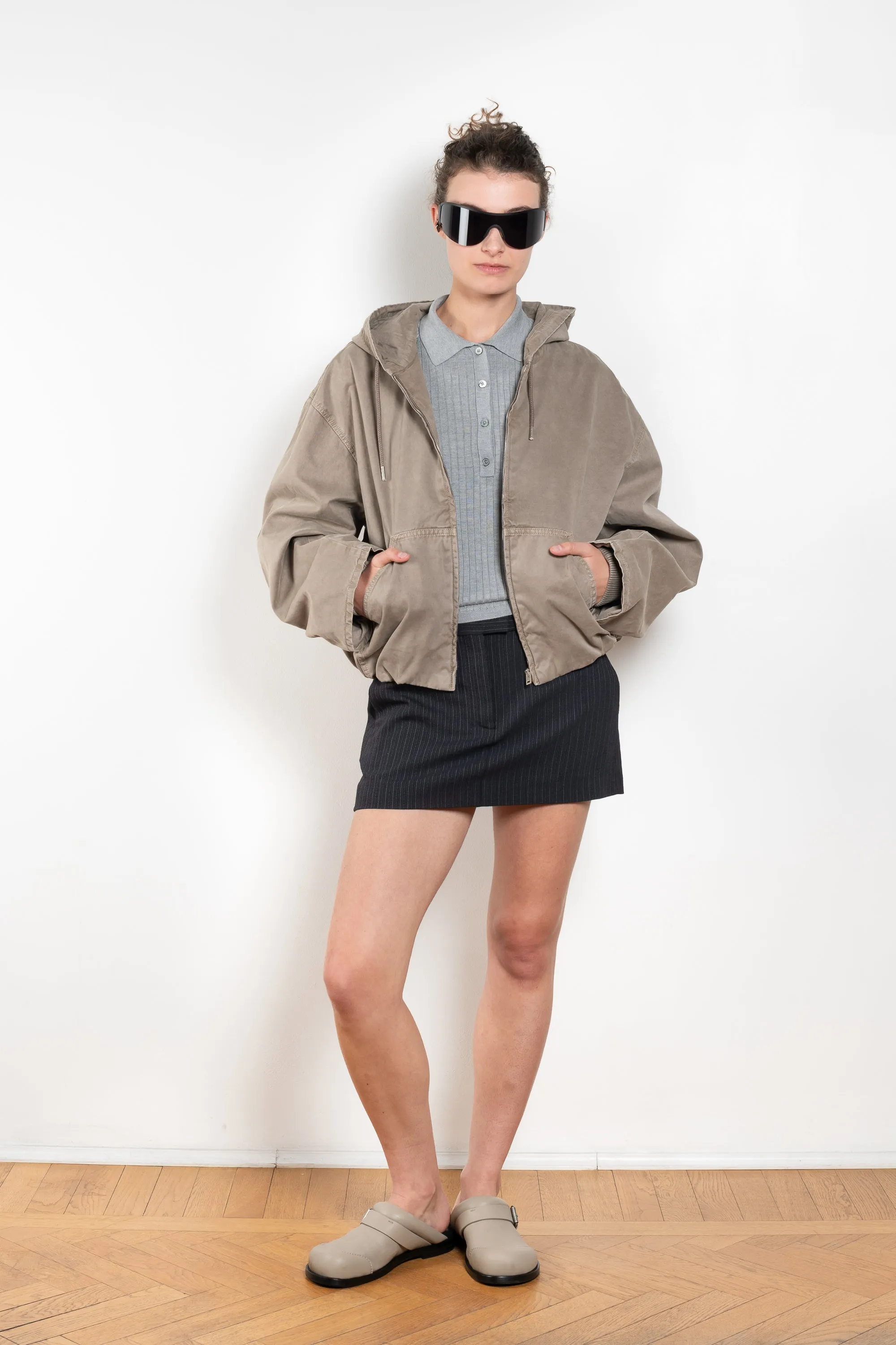 Hooded Bomber Jacket