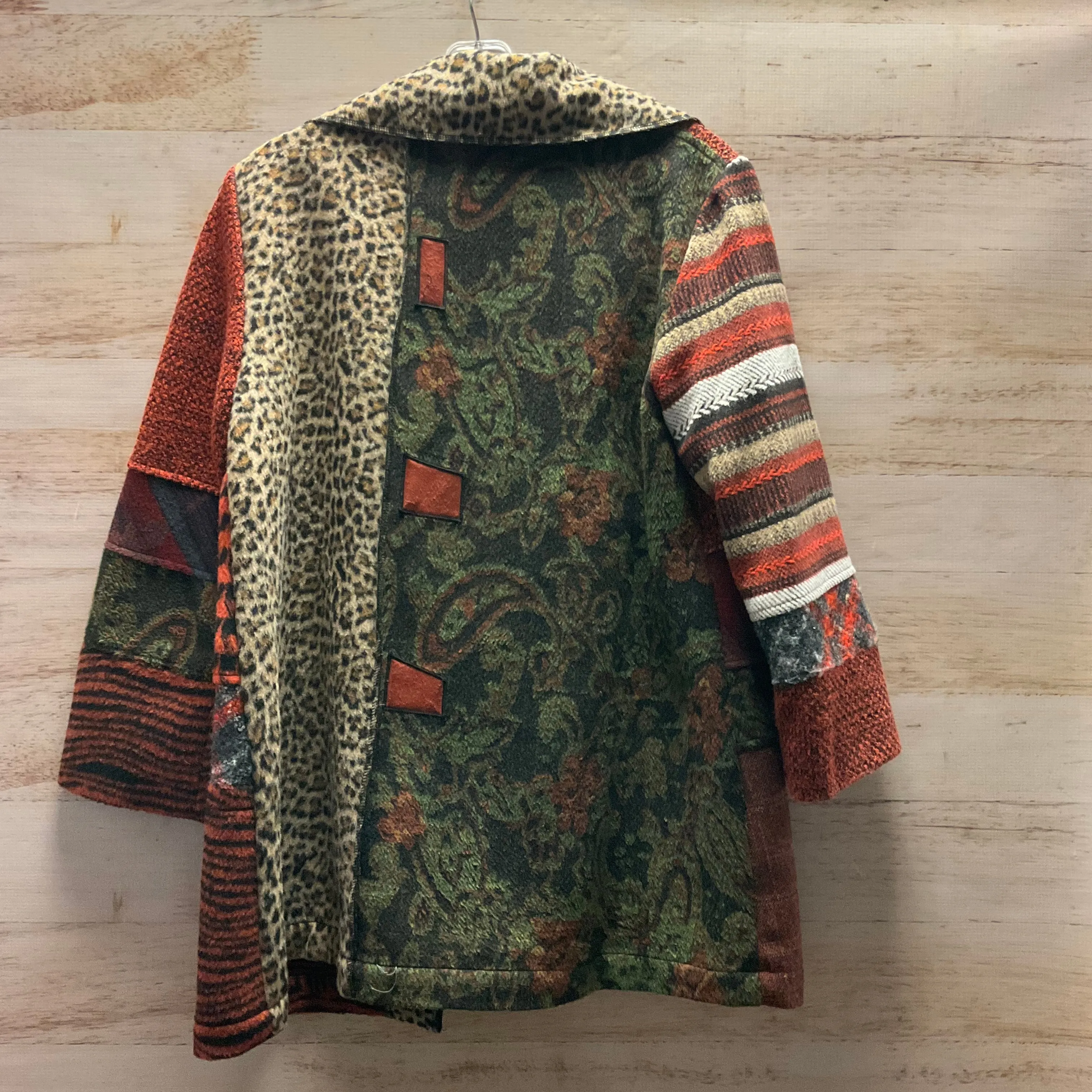 Jacket Shirt By Ali Miles In Orange, Size: S