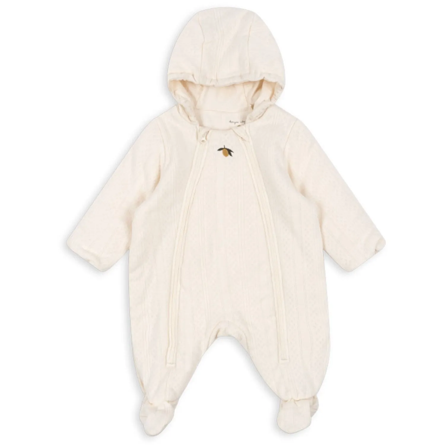 Konges Sljd Antique White Minna Padded Onesie