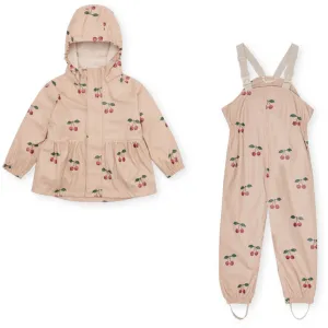 Konges Sljd Ma Grande Cerise Blush Rainy Palme Set Girl