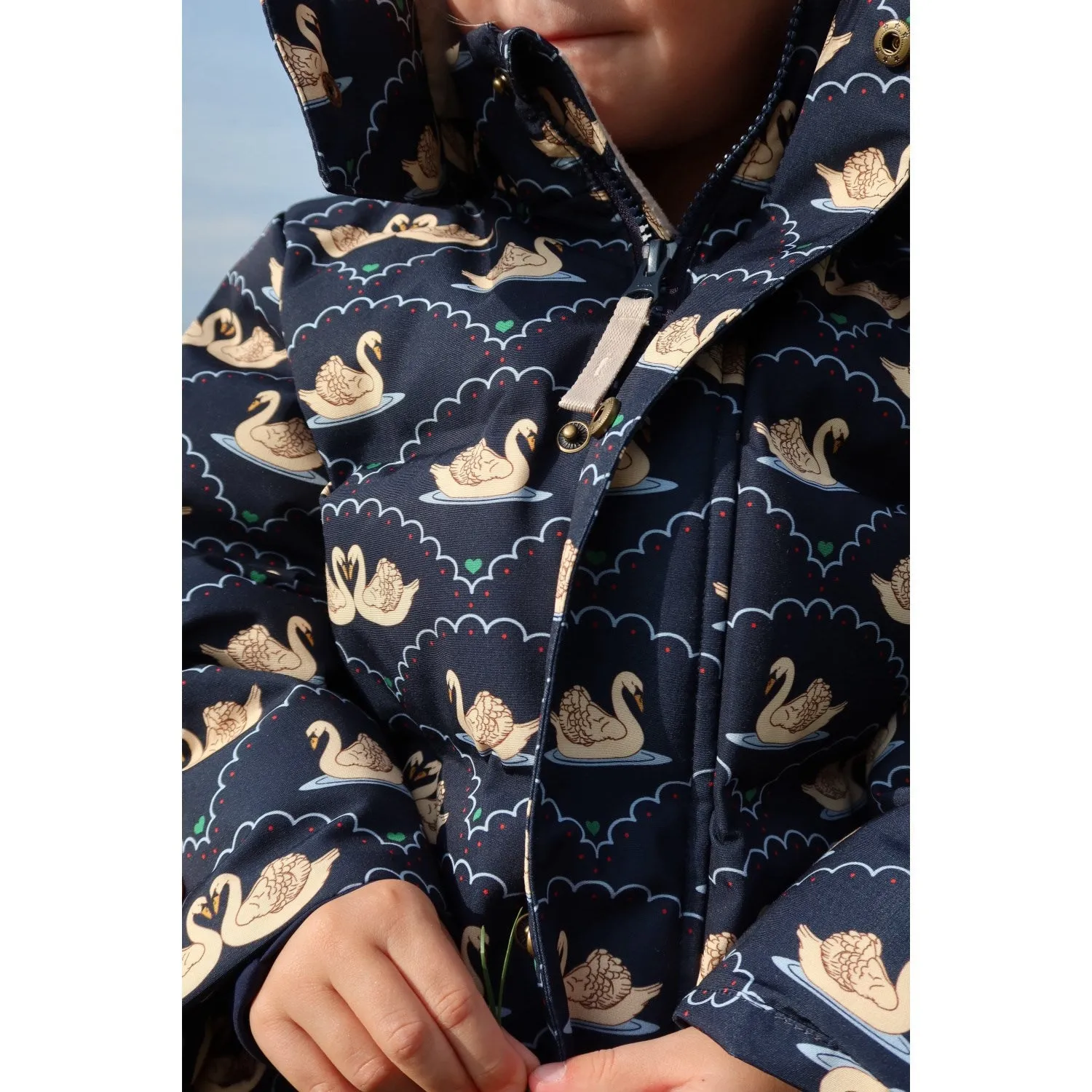 Konges Sljd Swan Eclipse Nohr Snowsuit Print