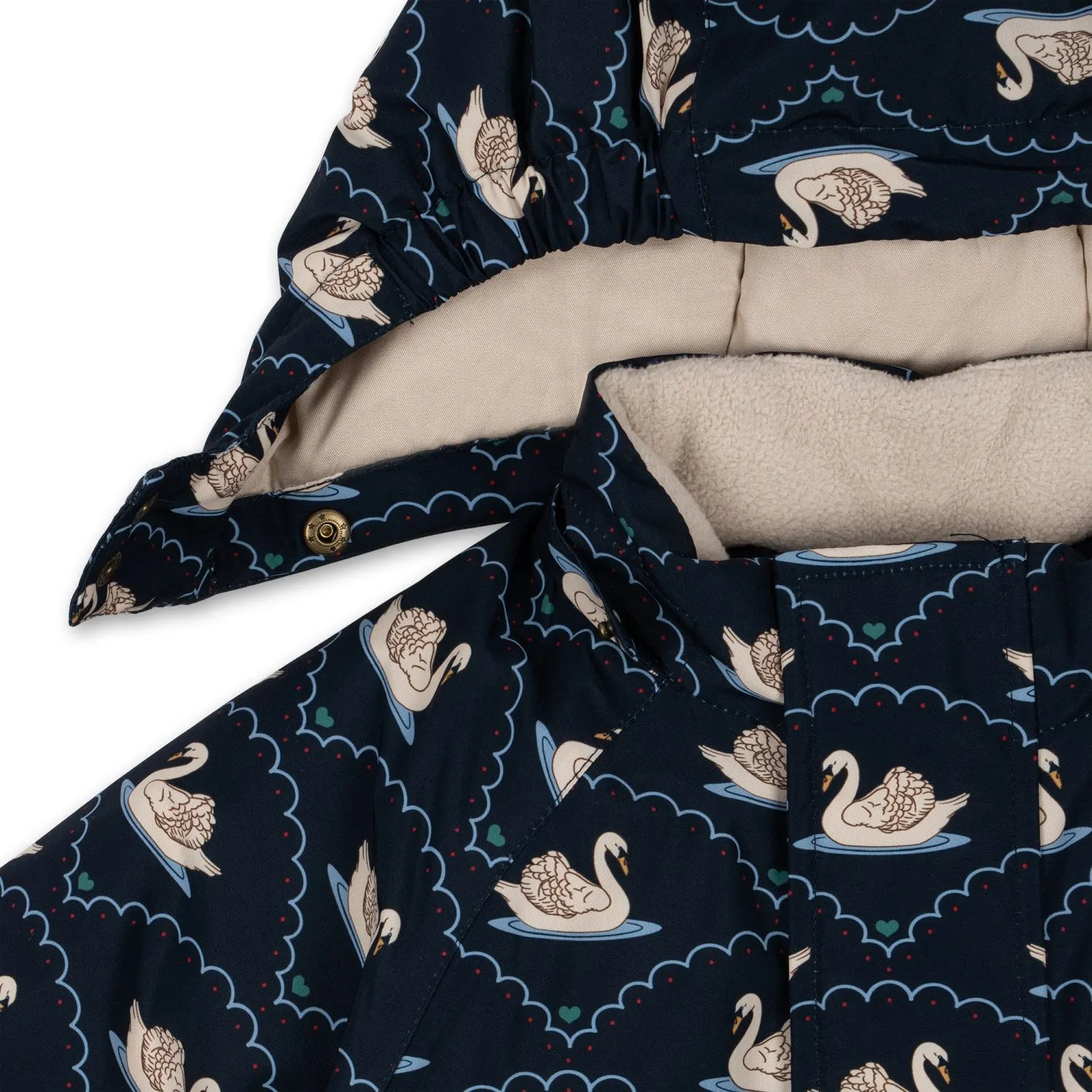 Konges Sljd Swan Eclipse Nohr Snowsuit Print