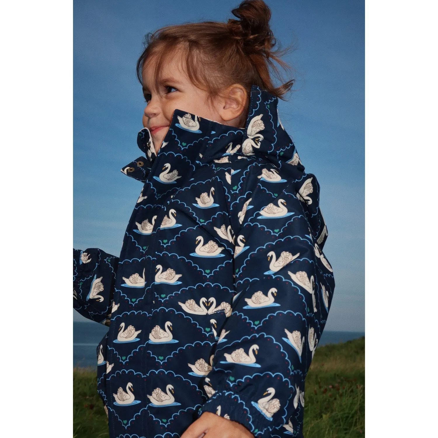 Konges Sljd Swan Eclipse Nohr Snowsuit Print
