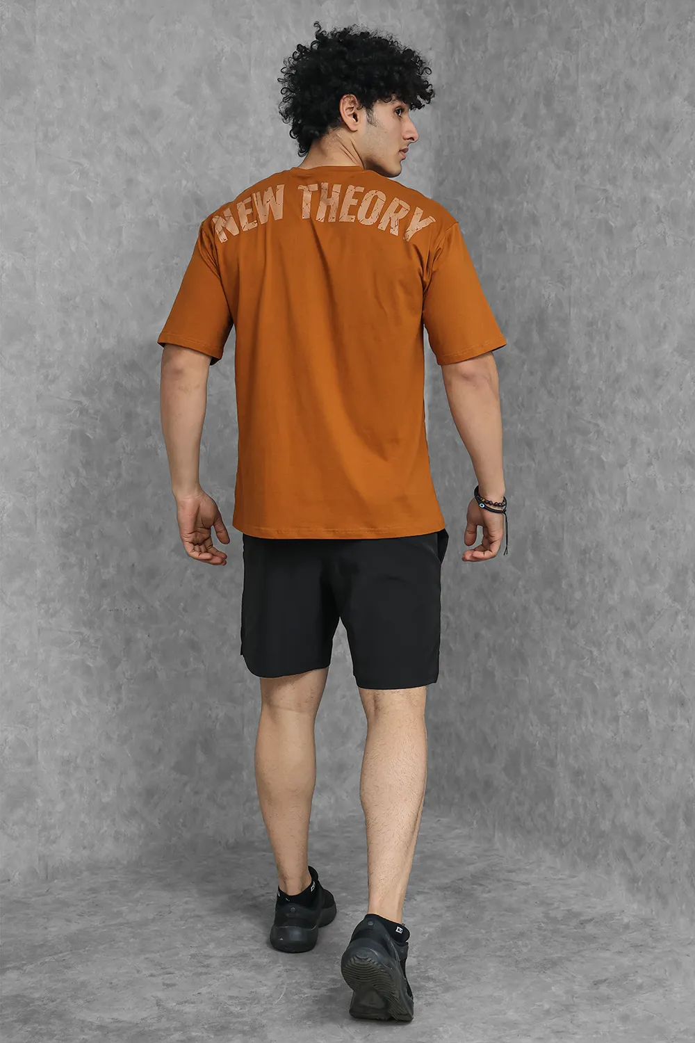 Legacy Oversized T-Shirt - Rust & Stone Blue