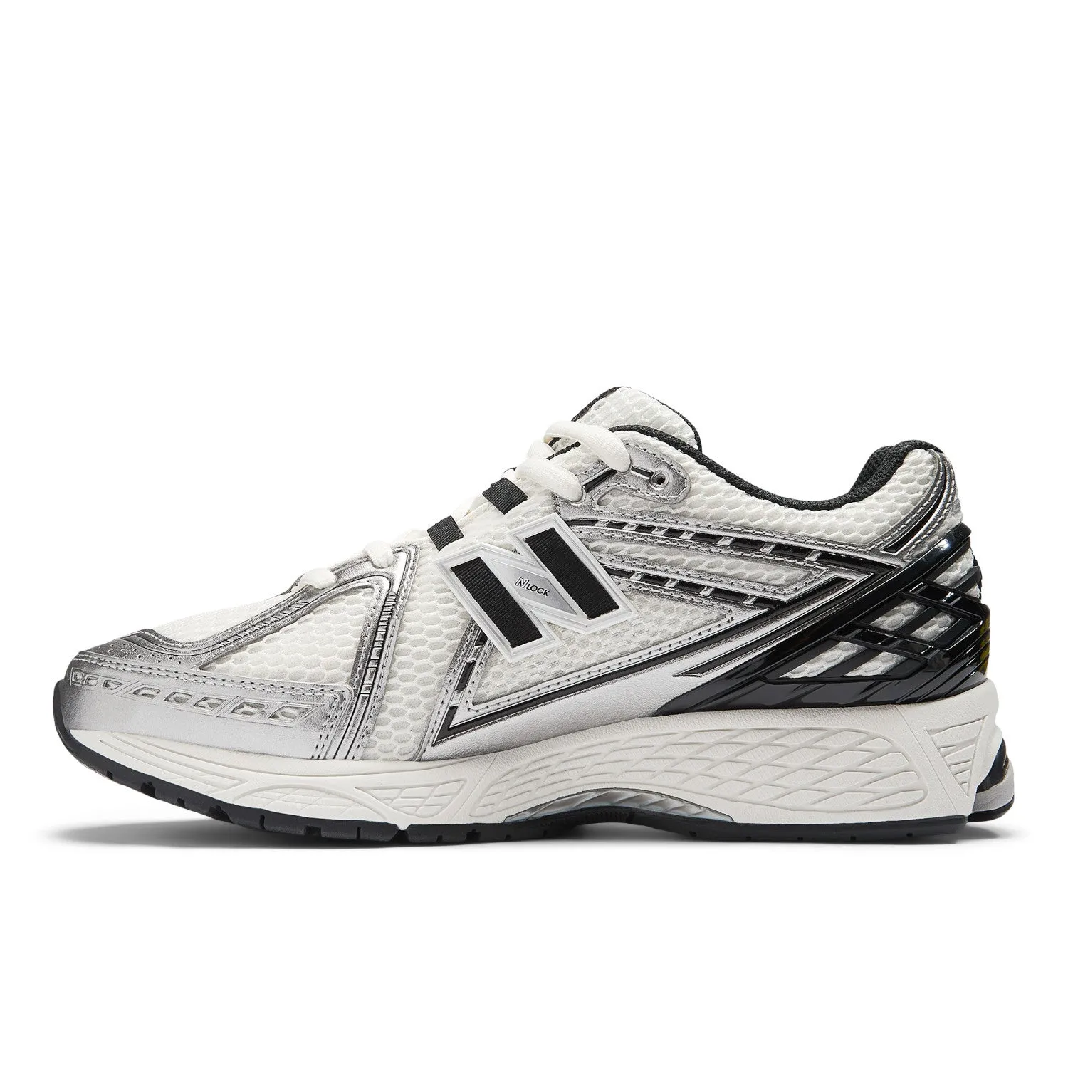 New Balance 1906R Silver Metallic with Black and Sea Salt M1906RER