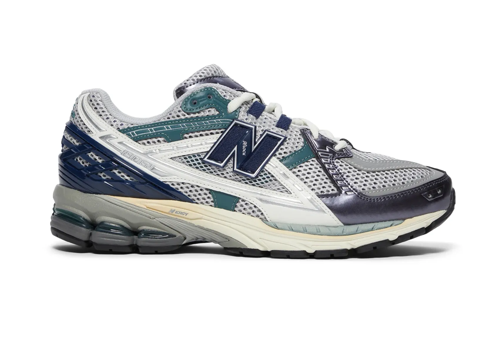 New Balance 1906R Utility Silver Metallic with Deep Ocean and White U1906ND