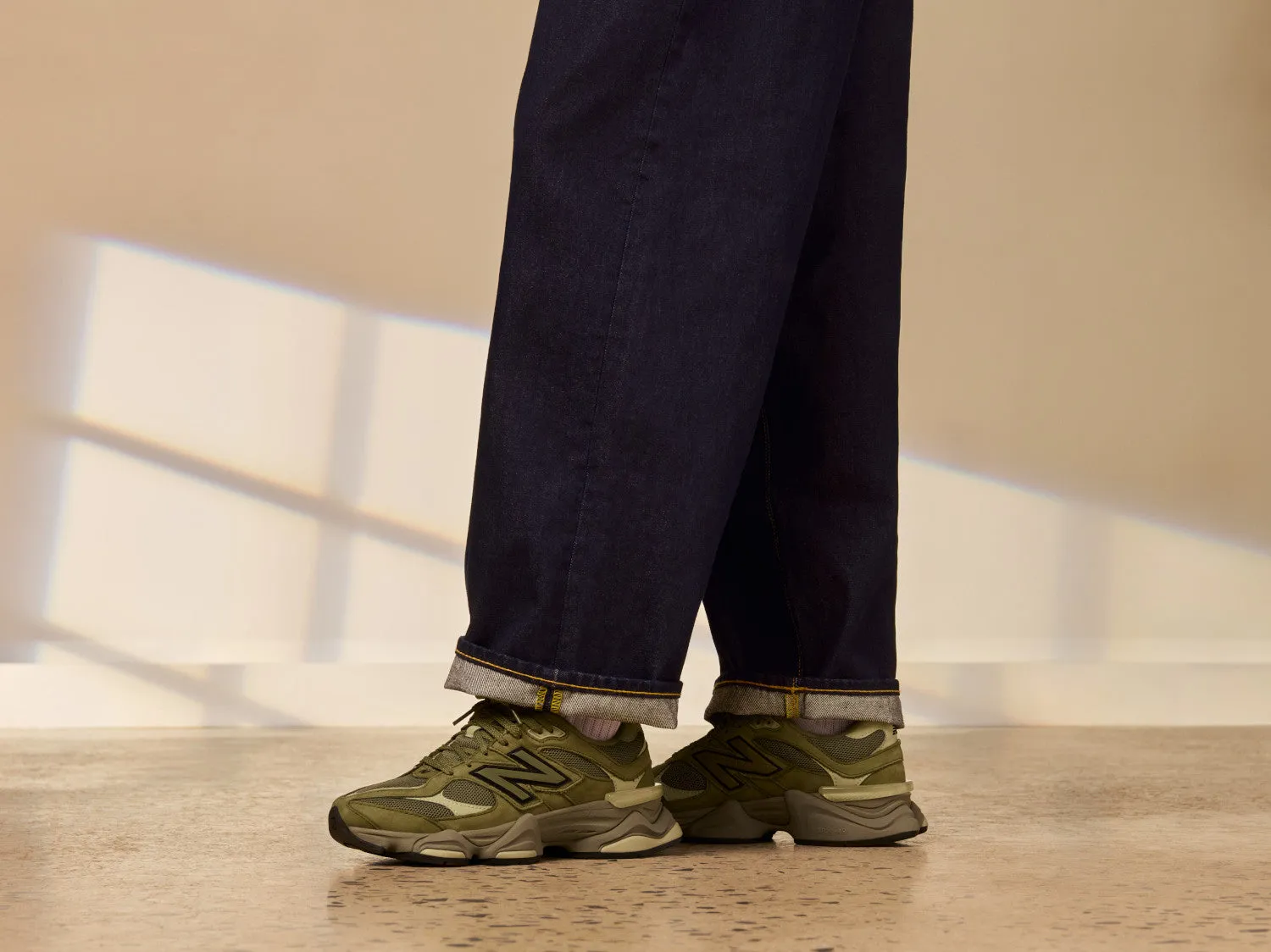 New Balance 9060 Dark Olivine and Black U9060ZGD