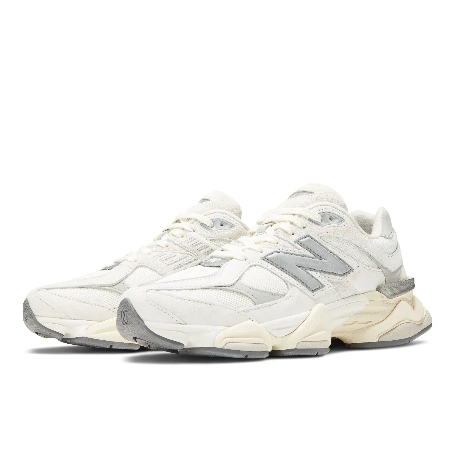 New Balance 9060 Sea Salt with Concrete and Silver Metallic U9060ECA