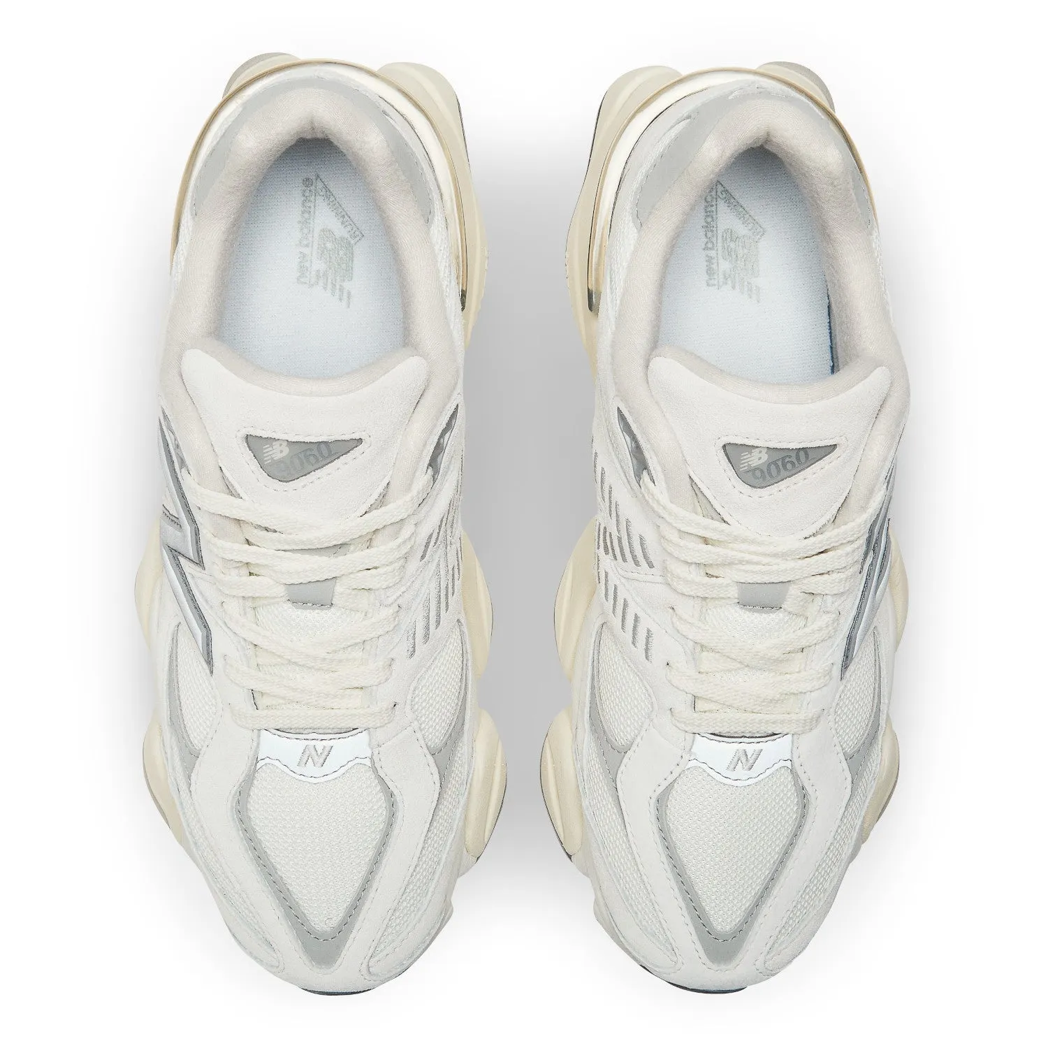 New Balance 9060 Sea Salt with Concrete and Silver Metallic U9060ECA