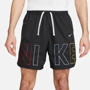 Nike Sportswear Men's Woven Flow Shorts Color: Black/multi Color Style: FJ1653-011