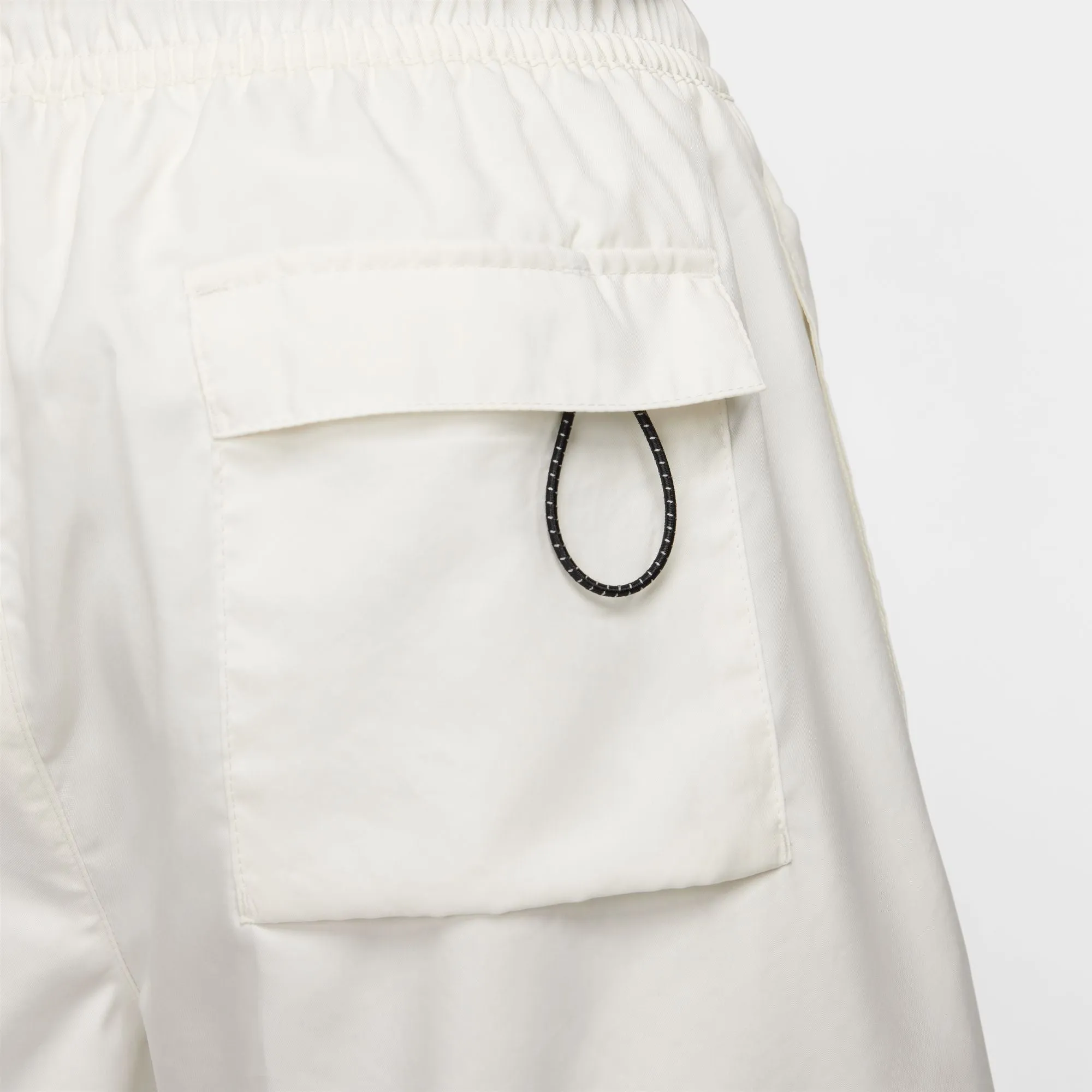 Nike Sportswear Men's Woven Flow Shorts Color: Sail/black Style: FJ1653-133