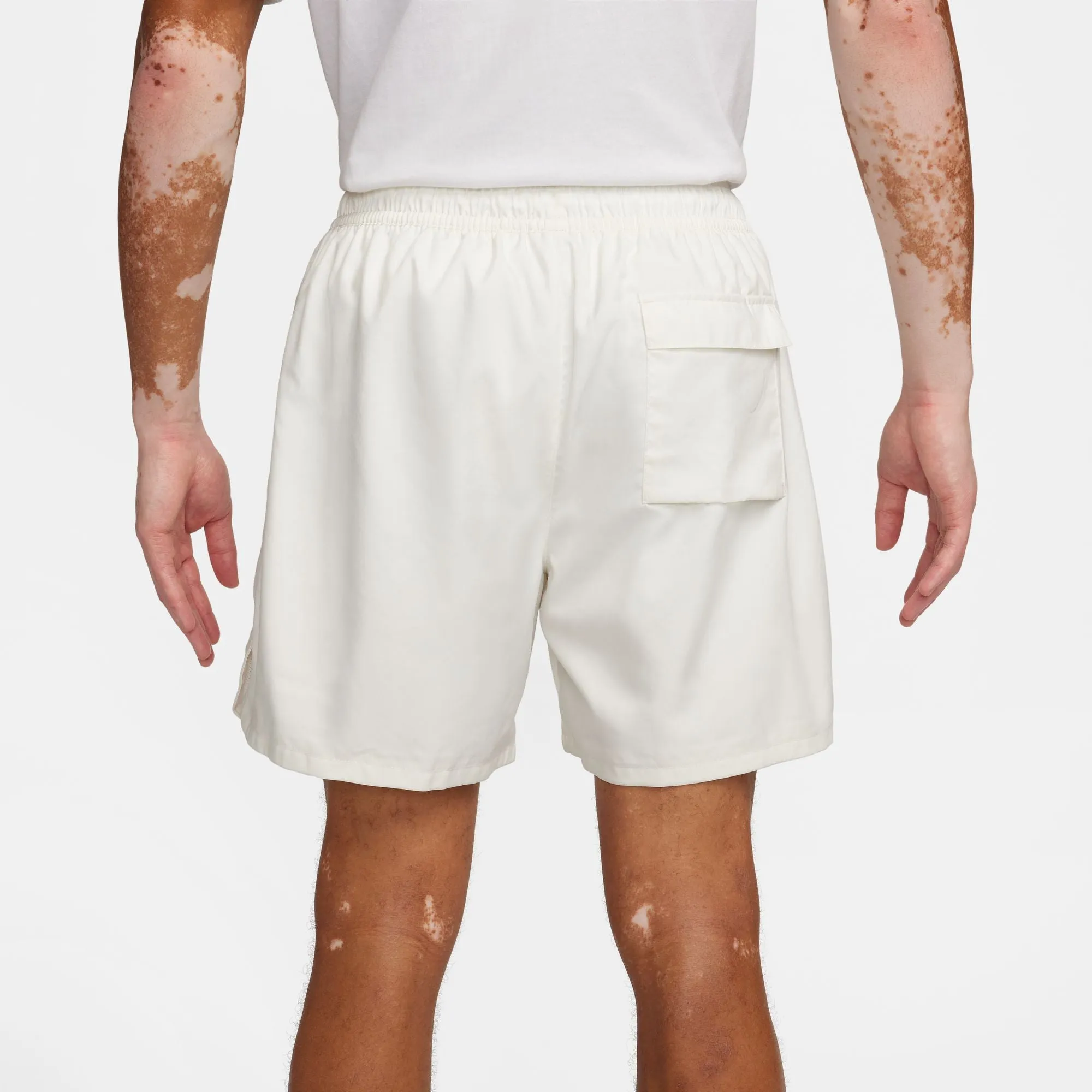 Nike Sportswear Men's Woven Flow Shorts Color: Sail/black Style: FJ1653-133