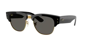Ray-Ban x A$AP Rocky Blackout Collection Mega Clubmaster Black on Gold w/ Dark Grey