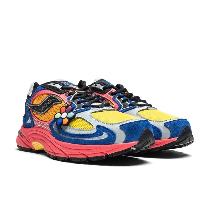 Saucony Grid Jazz 9 Jae Tips I Love You But Im Busy Blue/Orange/Yellow/Pink S70864-3
