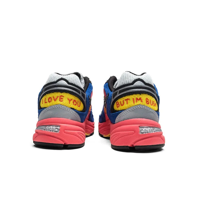 Saucony Grid Jazz 9 Jae Tips I Love You But Im Busy Blue/Orange/Yellow/Pink S70864-3