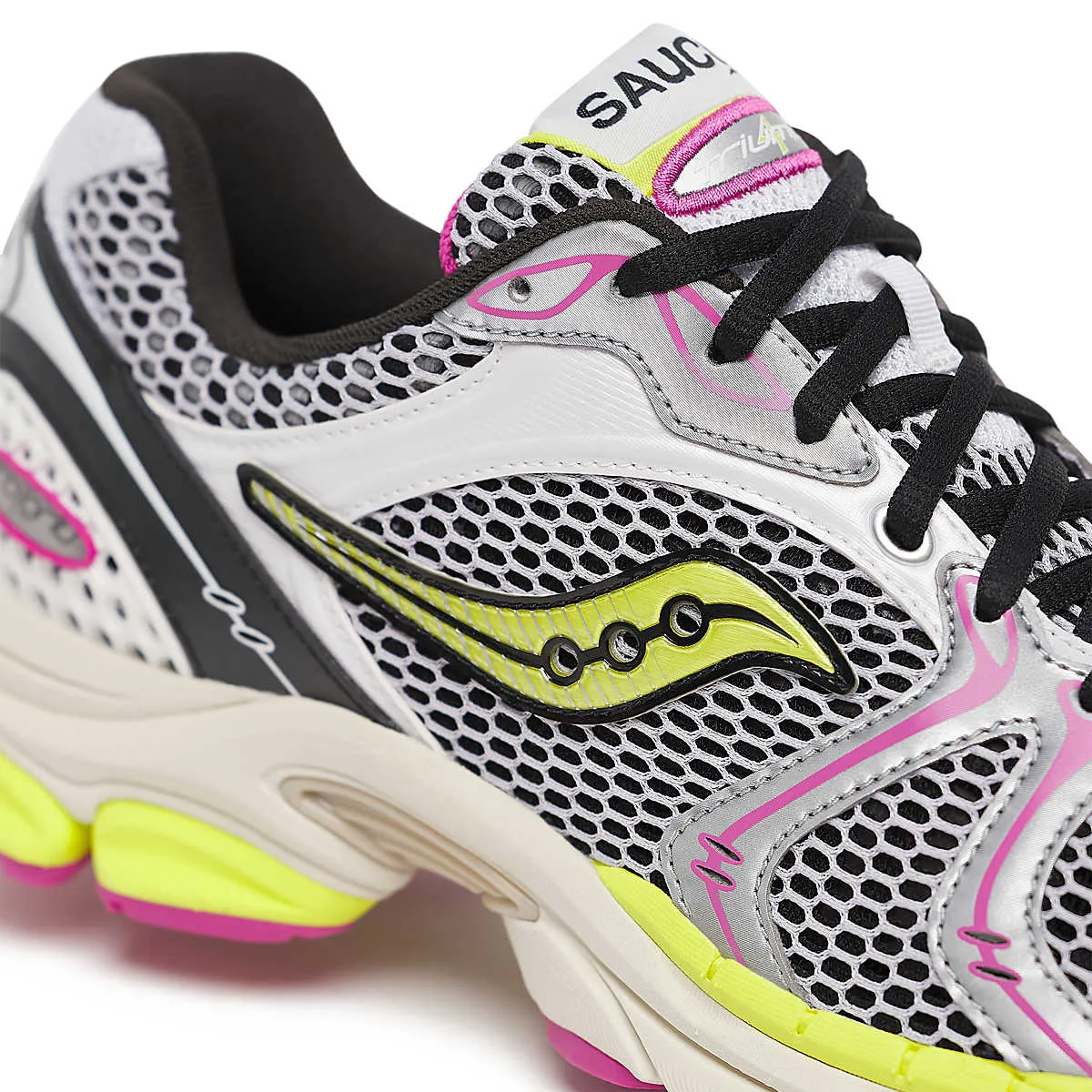 Saucony PROGRID TRIUMPH 4 White | Fluo S70704-14