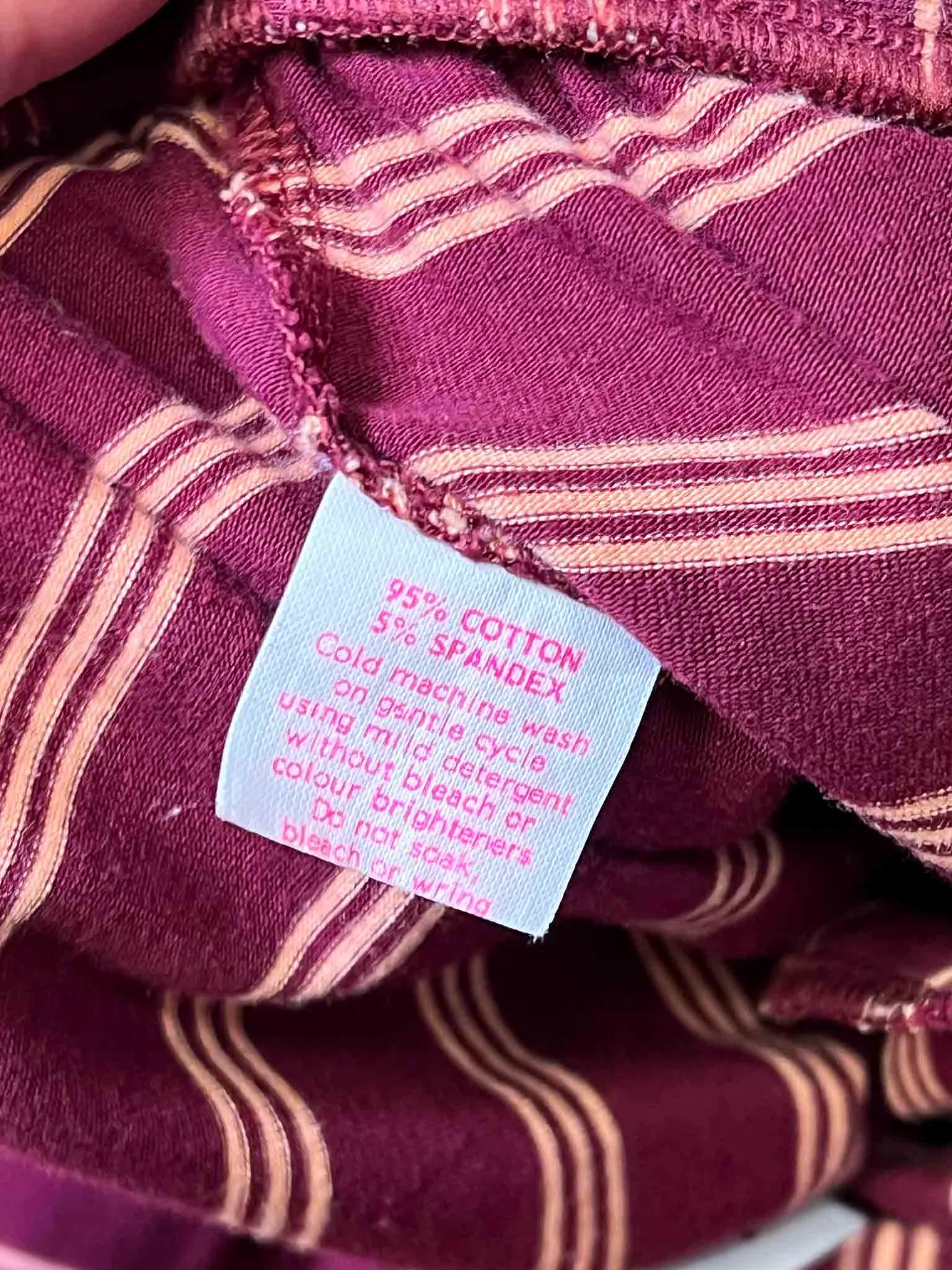 Size 16 | Obus Striped Jersey Pants