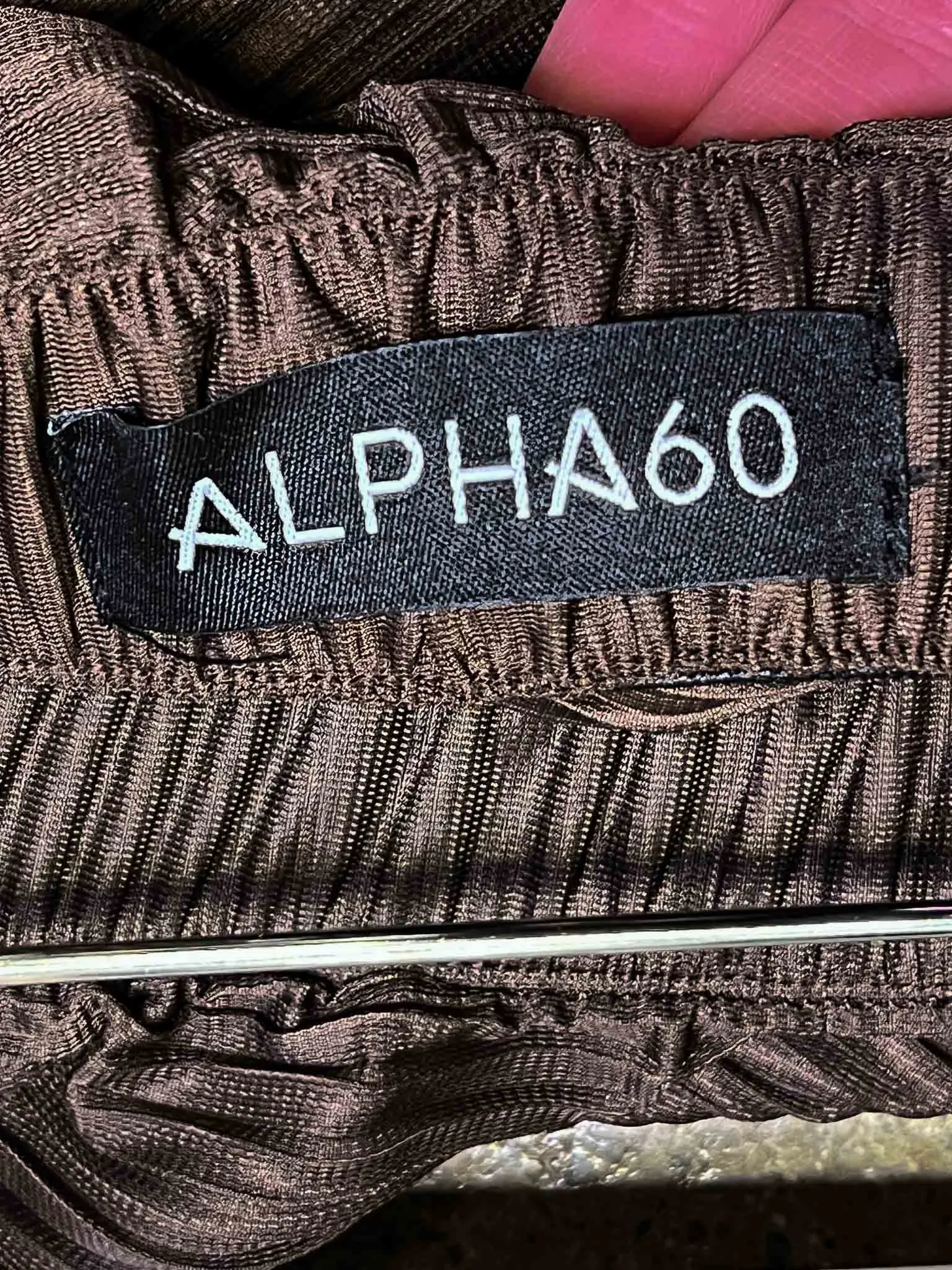 Size L | Alpha60 Pleated Maxi Skirt