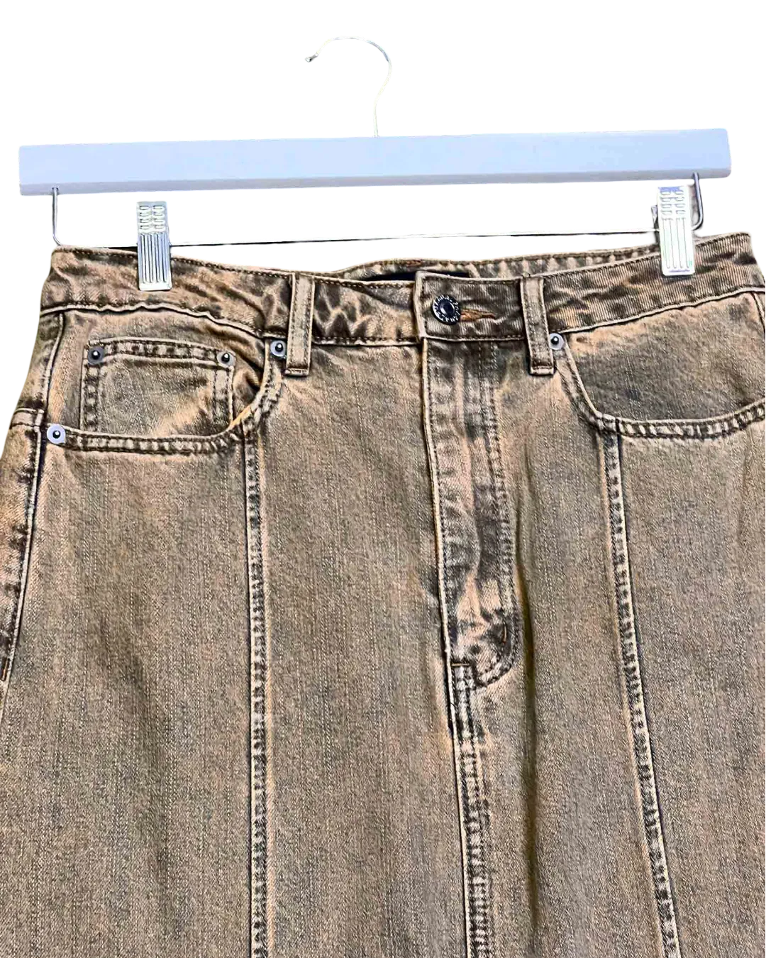 Size S (28) | Alpha60 Denim Maxi Skirt