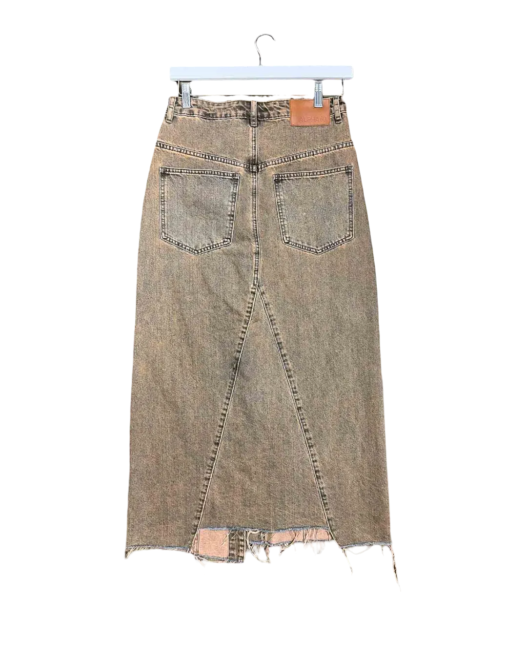 Size S (28) | Alpha60 Denim Maxi Skirt