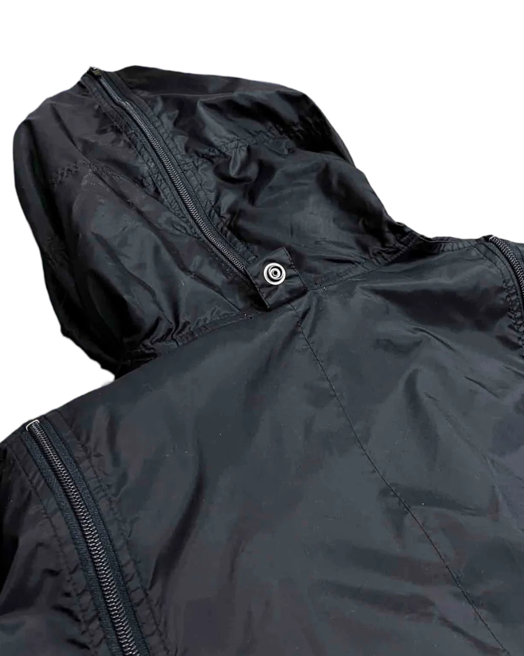 Size S | Final Home Black Long Spray Coat