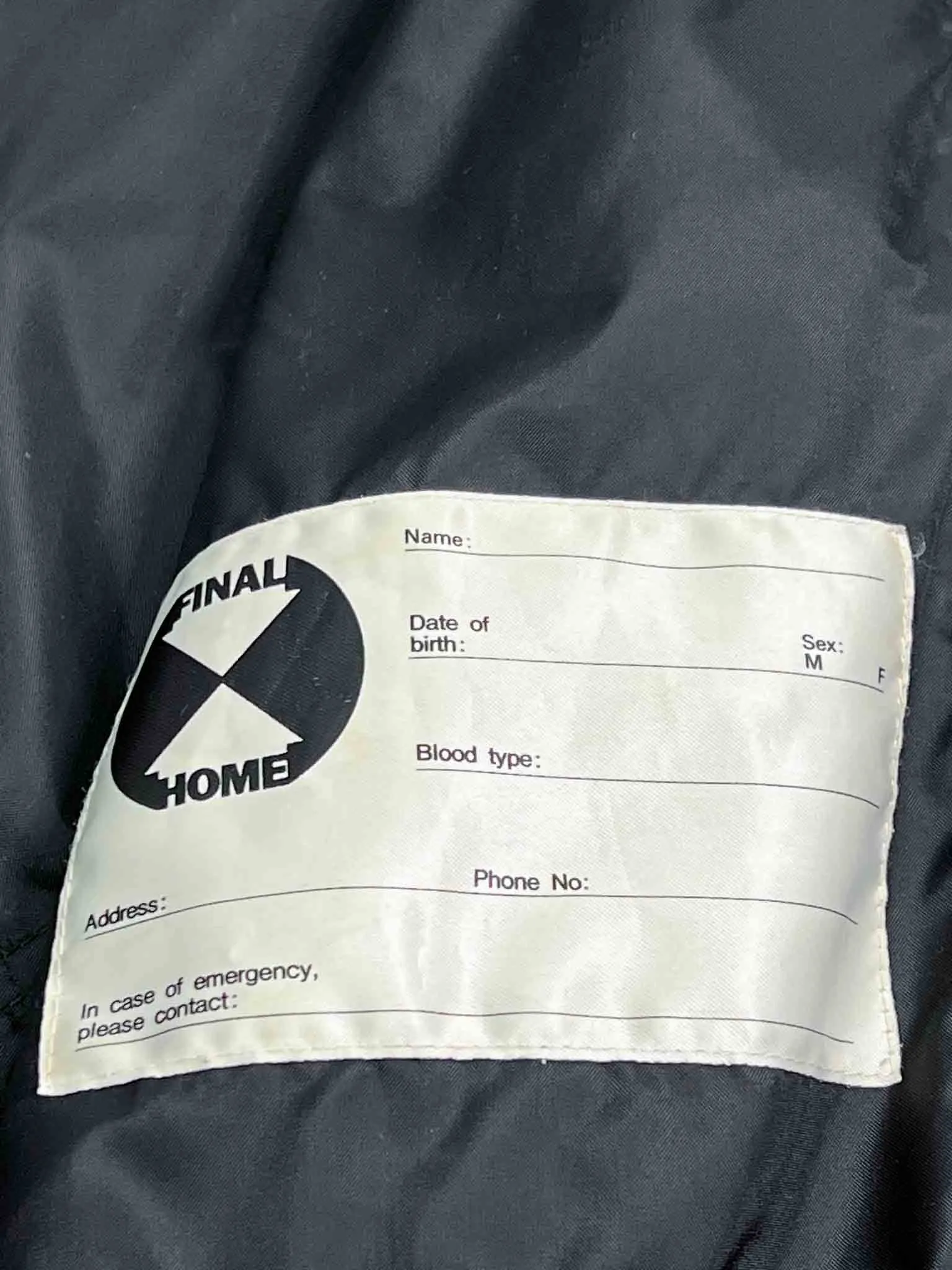 Size S | Final Home Black Long Spray Coat