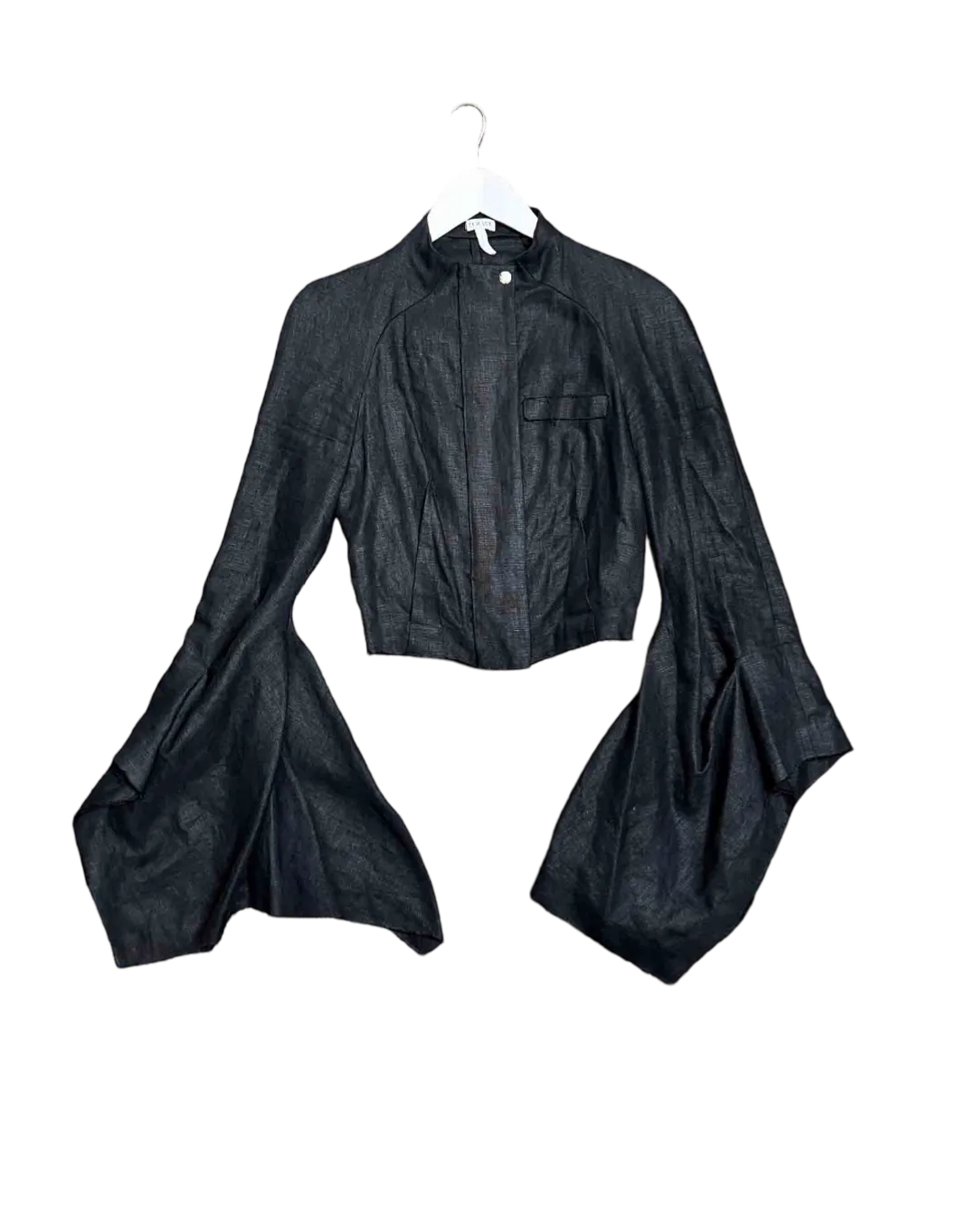 Size S | Loewe Zip-up Flared Sleeve Linen Jacket