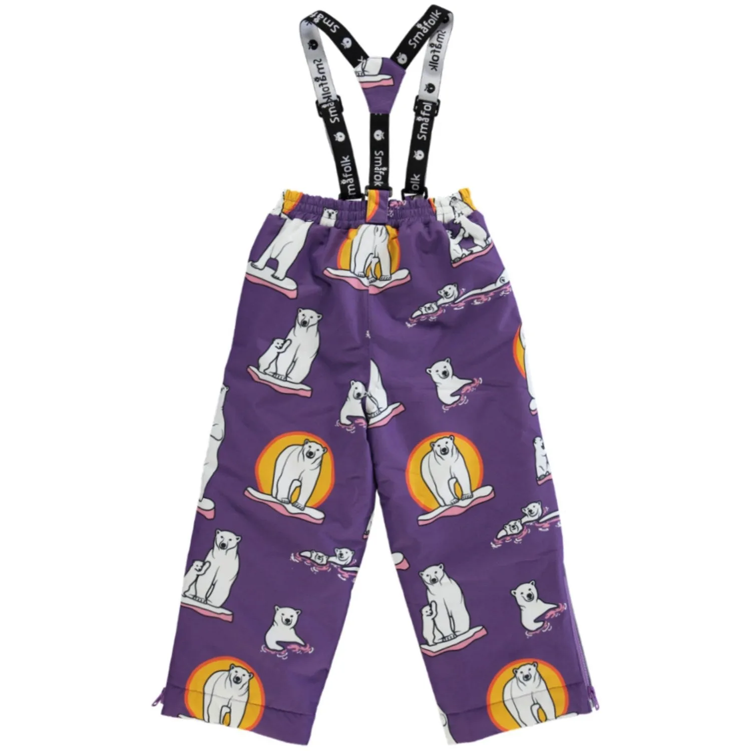 Smfolk Purple Heart Snow Pants With Polar Bears